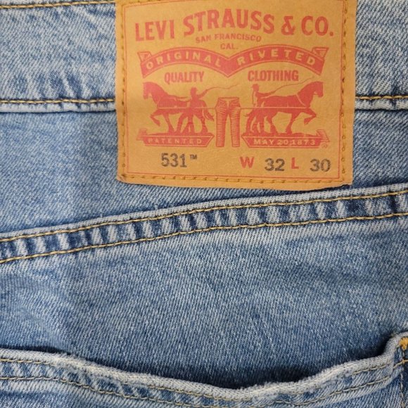 Men's Levi's Jeans 531. 32/30. New Without Tags - Picture 4 of 5
